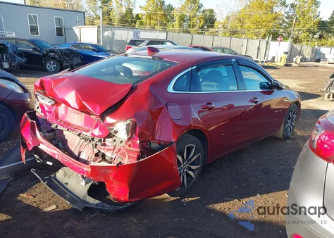 2018 Chevrolet Malibu Lt из США, поврежденный, VIN 1G1ZD5ST5JF287326